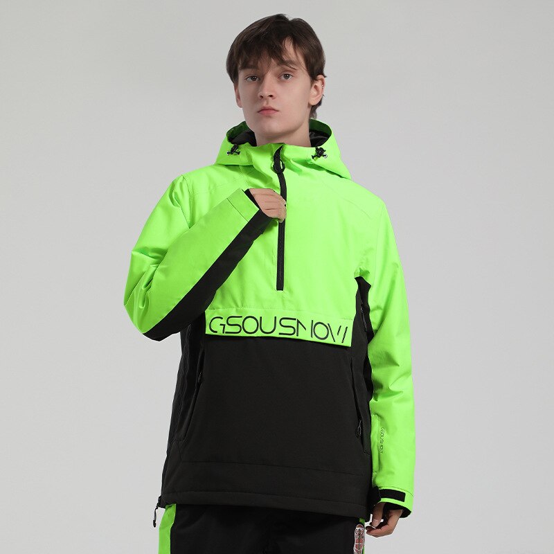 2022 겨울 스키 재킷 남성 야외 스포츠 스노우 보드 재킷, 따뜻한 스티칭 방풍 방수 스키 정장 의류 코트